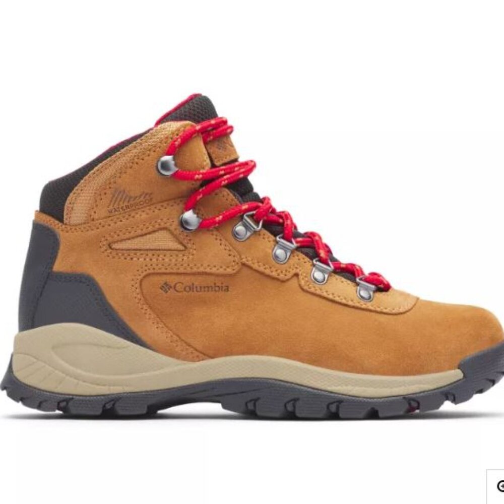 Columbia Brown & Red Hiking Boots - Size 8.5